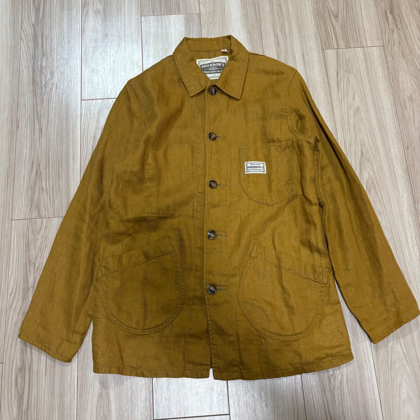 Sサイズ Pherrow s LINEN jacket