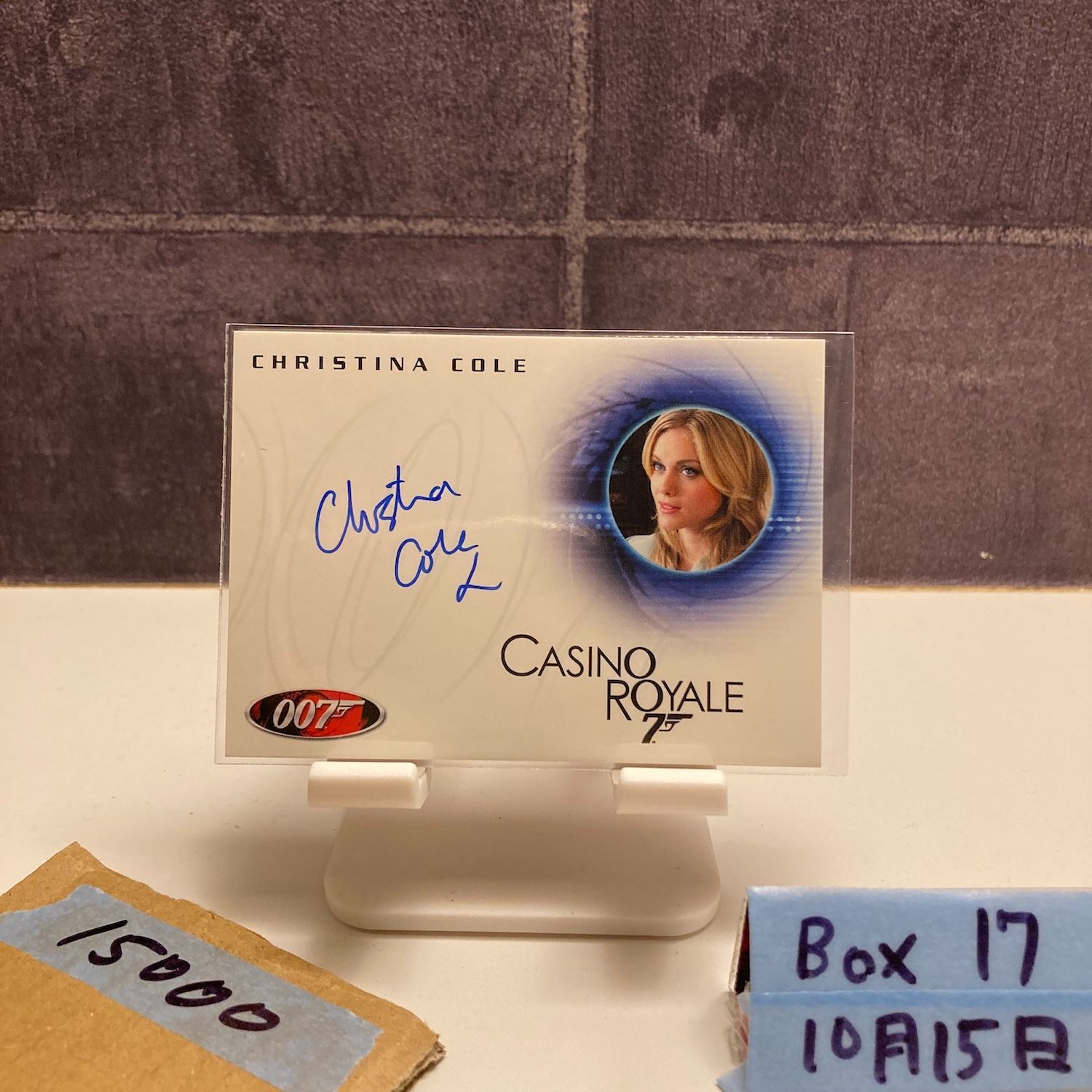 2006 Rittenhouse Archives Christina Cole 直筆サインカード Casino Royale 007 カード