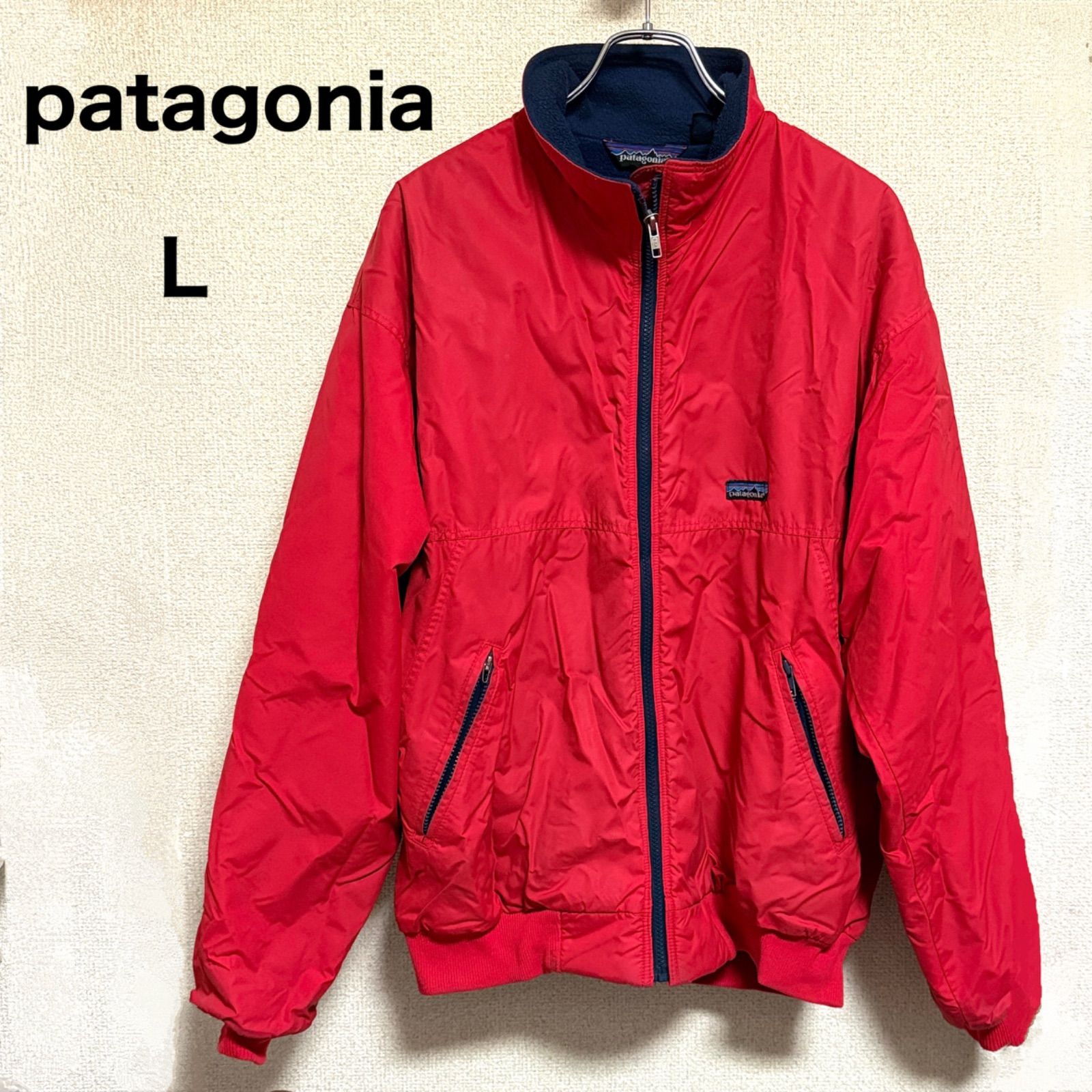 L】 patagonia パタゴニア シェルドシンチラジャケット 防寒着 赤