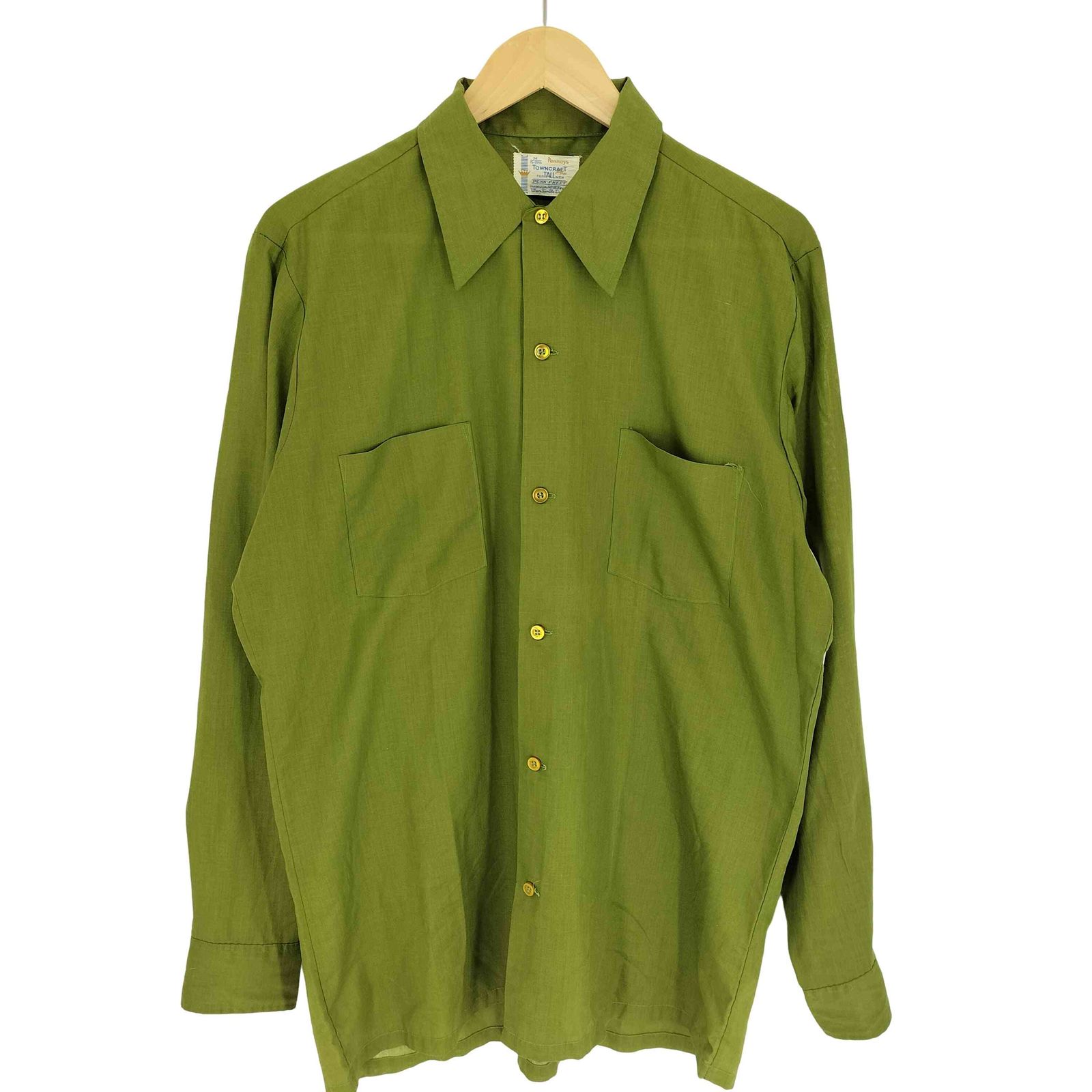 ペニーズタウンクラフト PENNEYS TOWNCRAFT 60-70s デカ襟 襟芯 両ポケ