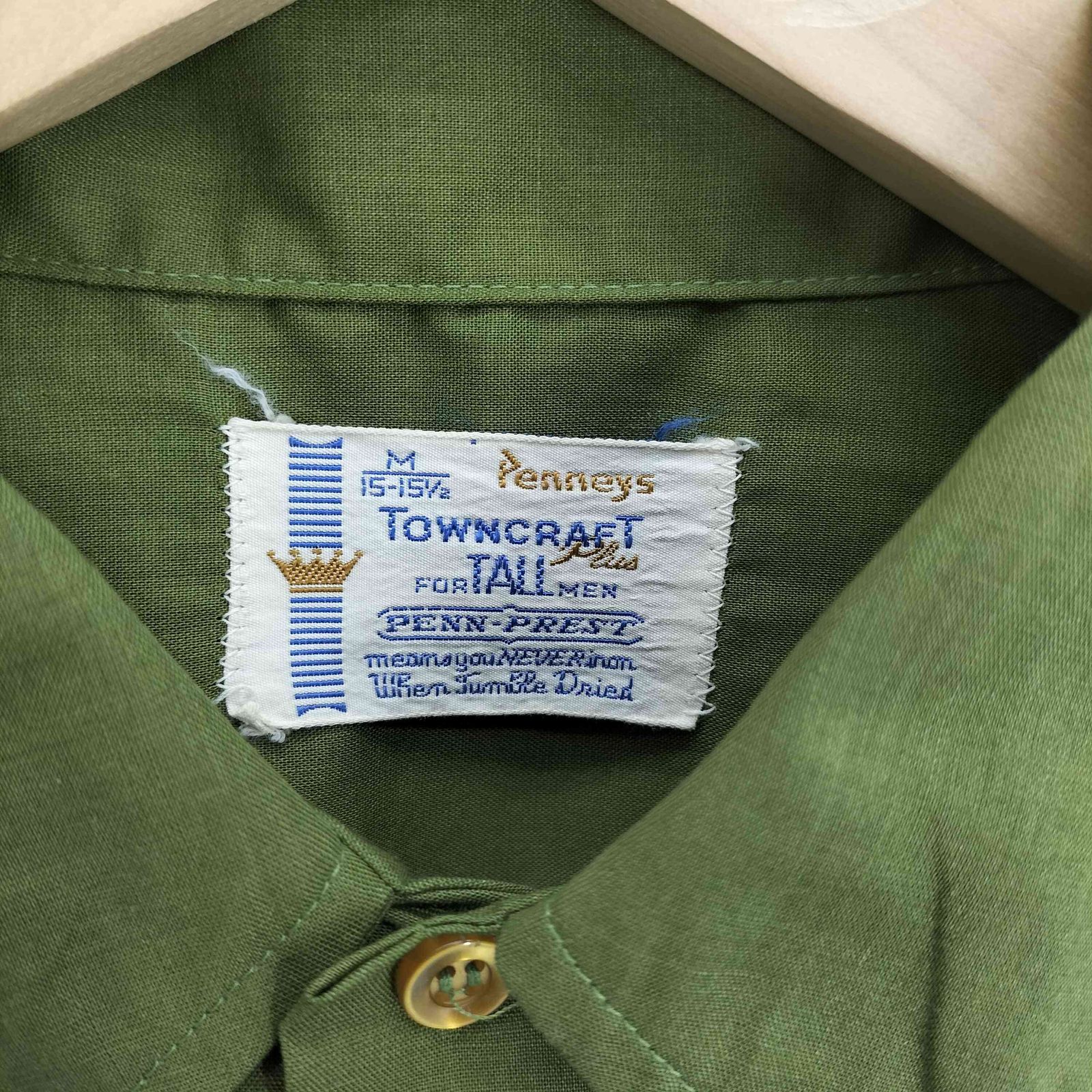 ペニーズタウンクラフト PENNEYS TOWNCRAFT 60-70s デカ襟 襟芯 両ポケ