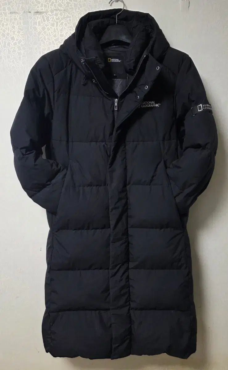 ナショナルジオグラフィック ロングダウンジャケット グースダウン ヘビーダウン メンズ M 95 100