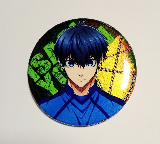 12-127 潔世一 『ブルーロック』​ホログラム缶バッジ - メルカリ