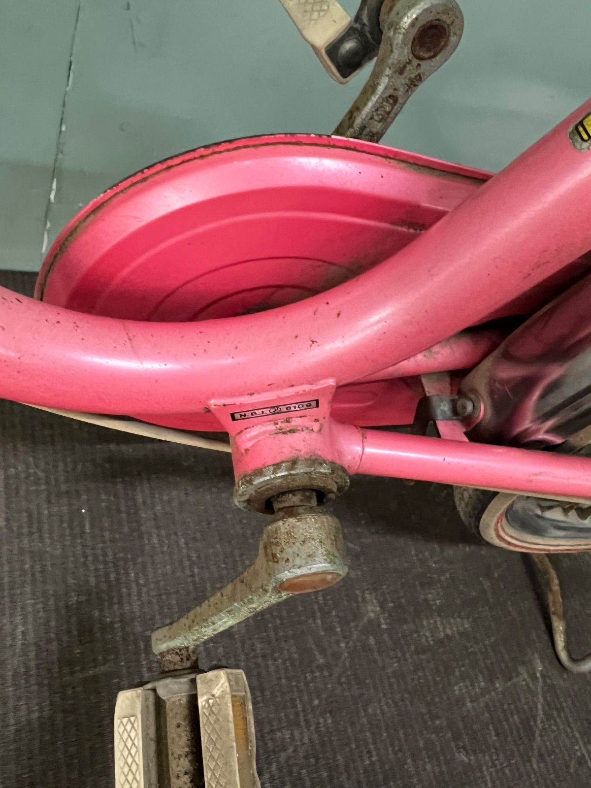 ⭐︎ 昭和 レトロ ナショナル 魔法少女ららべる 自転車 幼児用