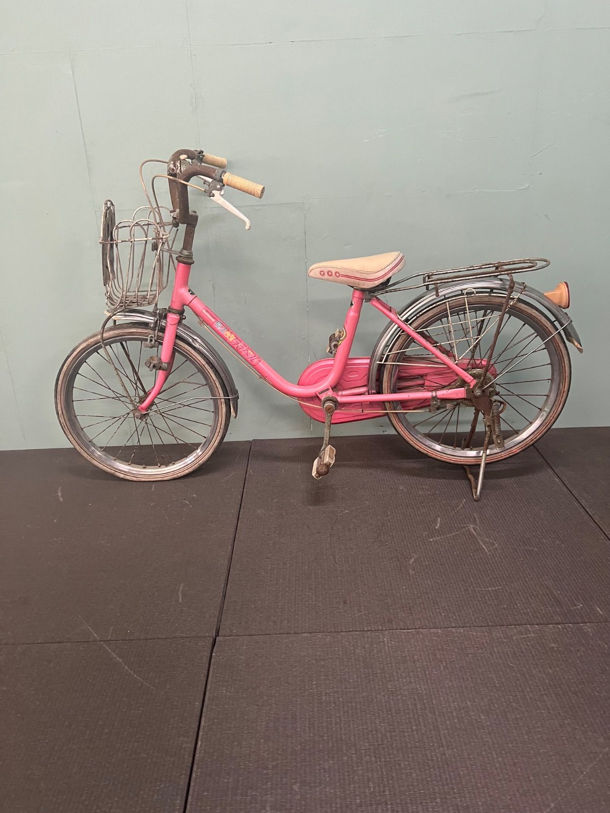 ⭐︎ 昭和 レトロ ナショナル 魔法少女ららべる 自転車 幼児用