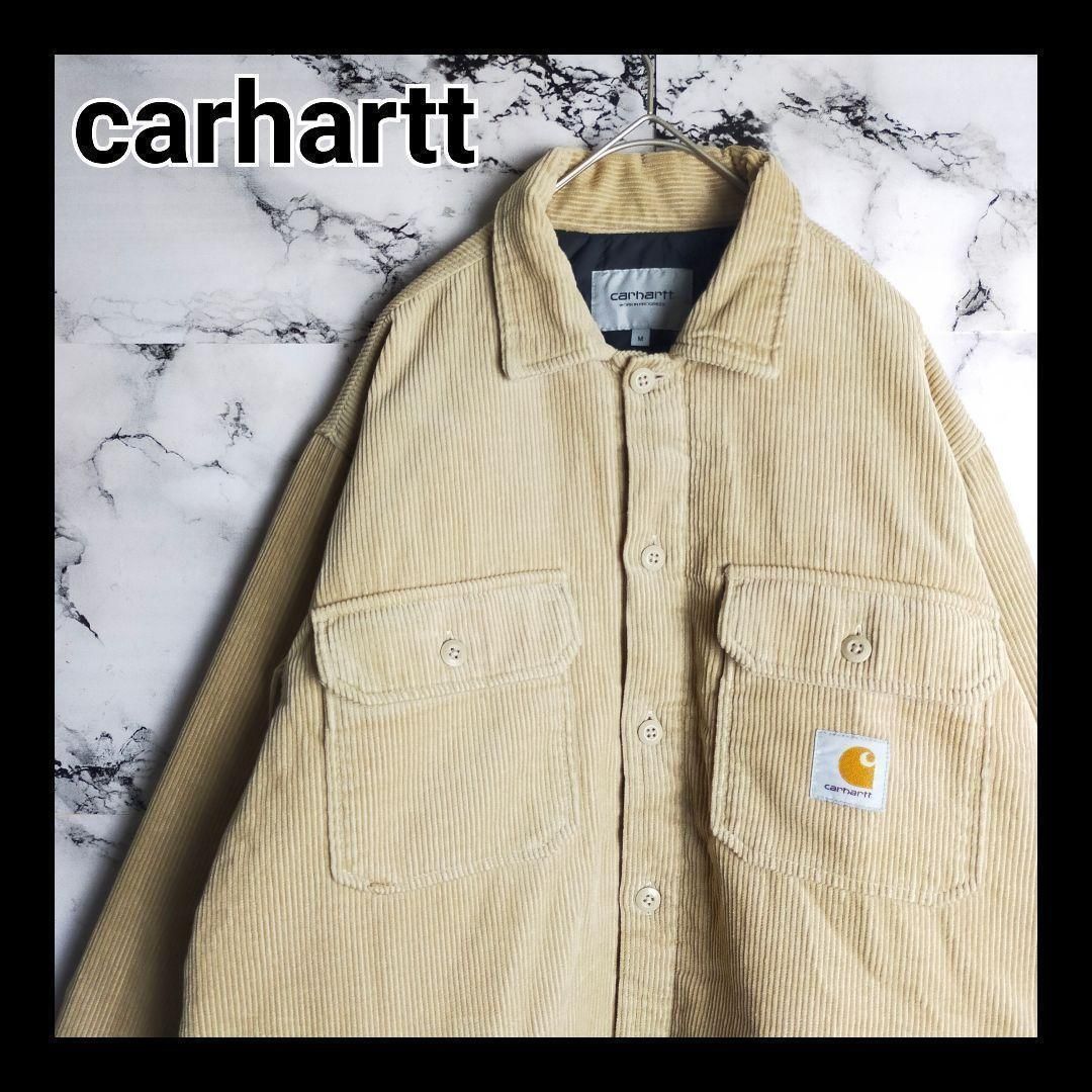 【超希少カラー】カーハートwip☆襟コーデュロイ ラベルロゴ カバーオール L 超希少カラー】カーハートwip☆襟コーデュロイ ラベルロゴ