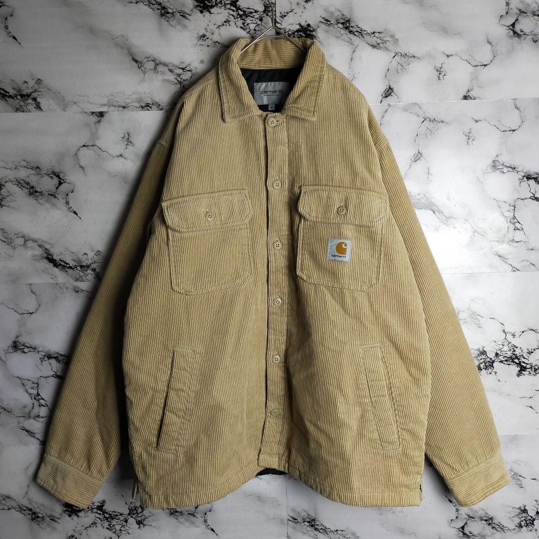 希少】カーハートWIP コーデュロイ ジャケット M(L相当) キャメル 茶色