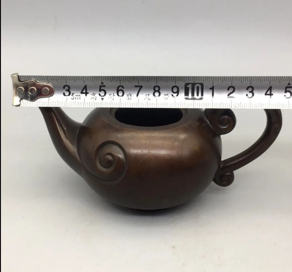銅器 祥雲茶壺 酒壺 茶道具 煎茶器 工芸品 置物
