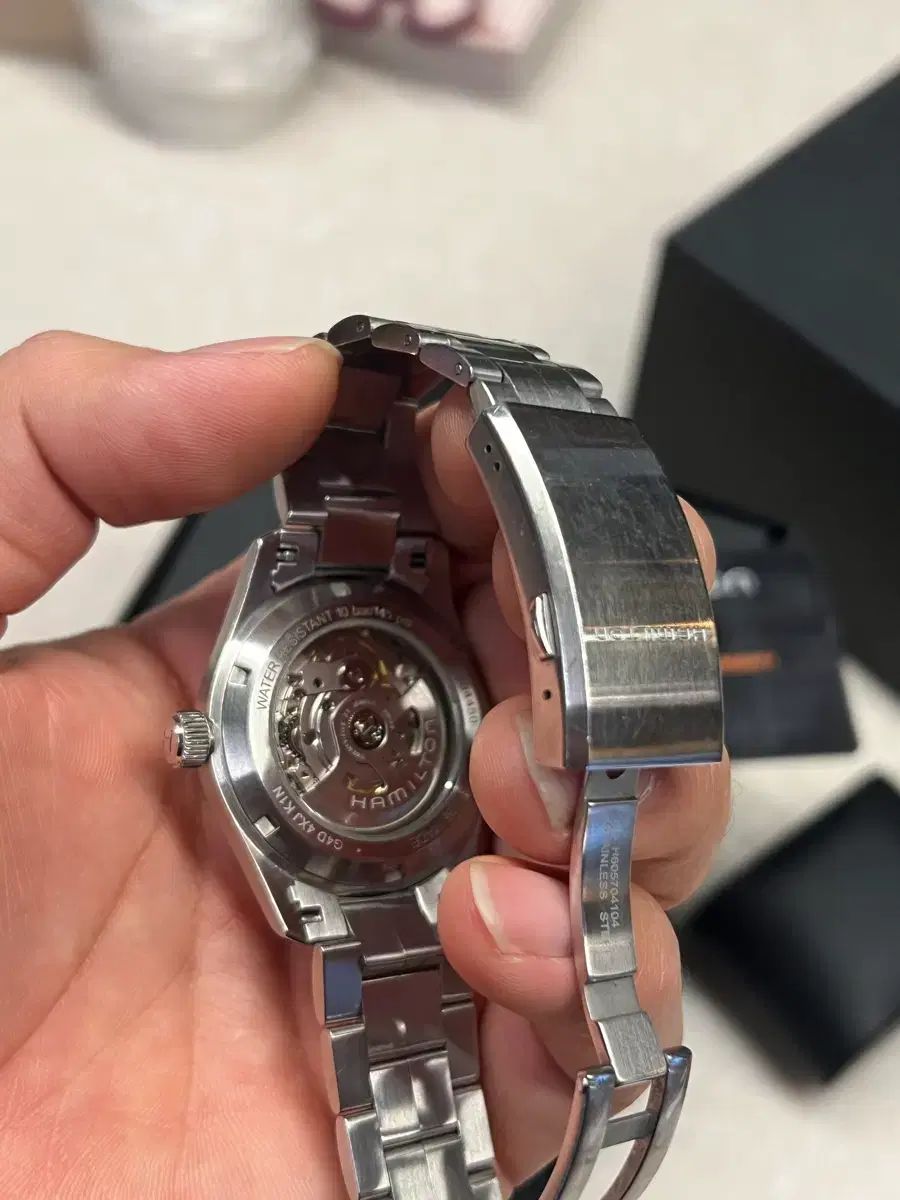  ハミルトン カーキフィールド 38mm オートマティック フルセット スキニーパンツ 自動巻き時計 腕時計(アナログ)