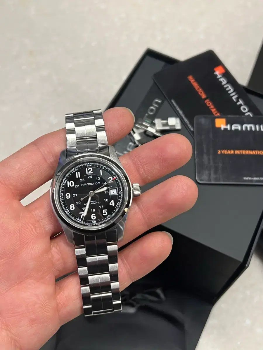 ハミルトン カーキフィールド 38 mm オートマティック フルセット