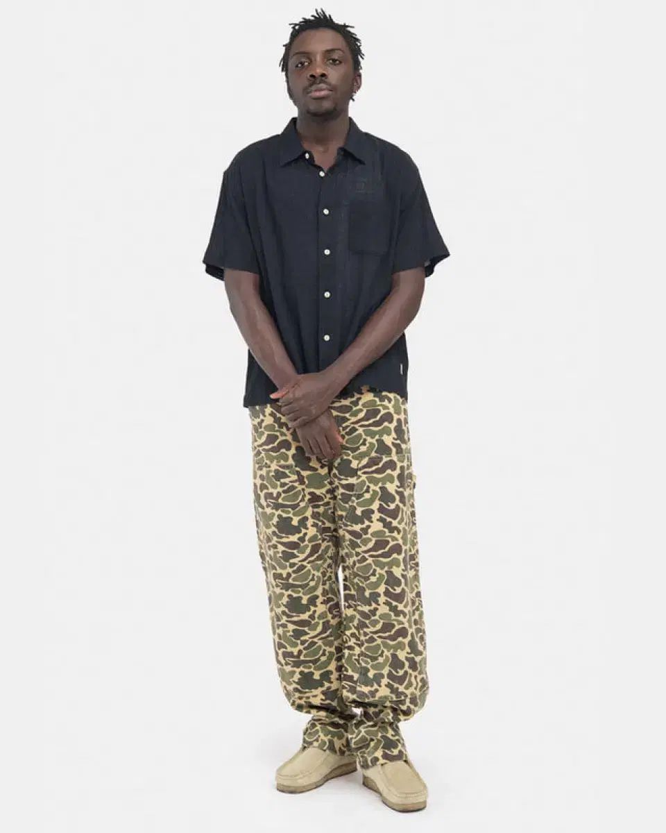 30 STUSSY ステューシー カモフラ ウォーク パンツ