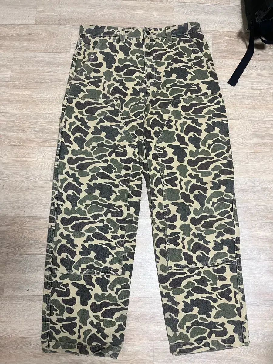 30 STUSSY ステューシー カモフラ ウォーク パンツ