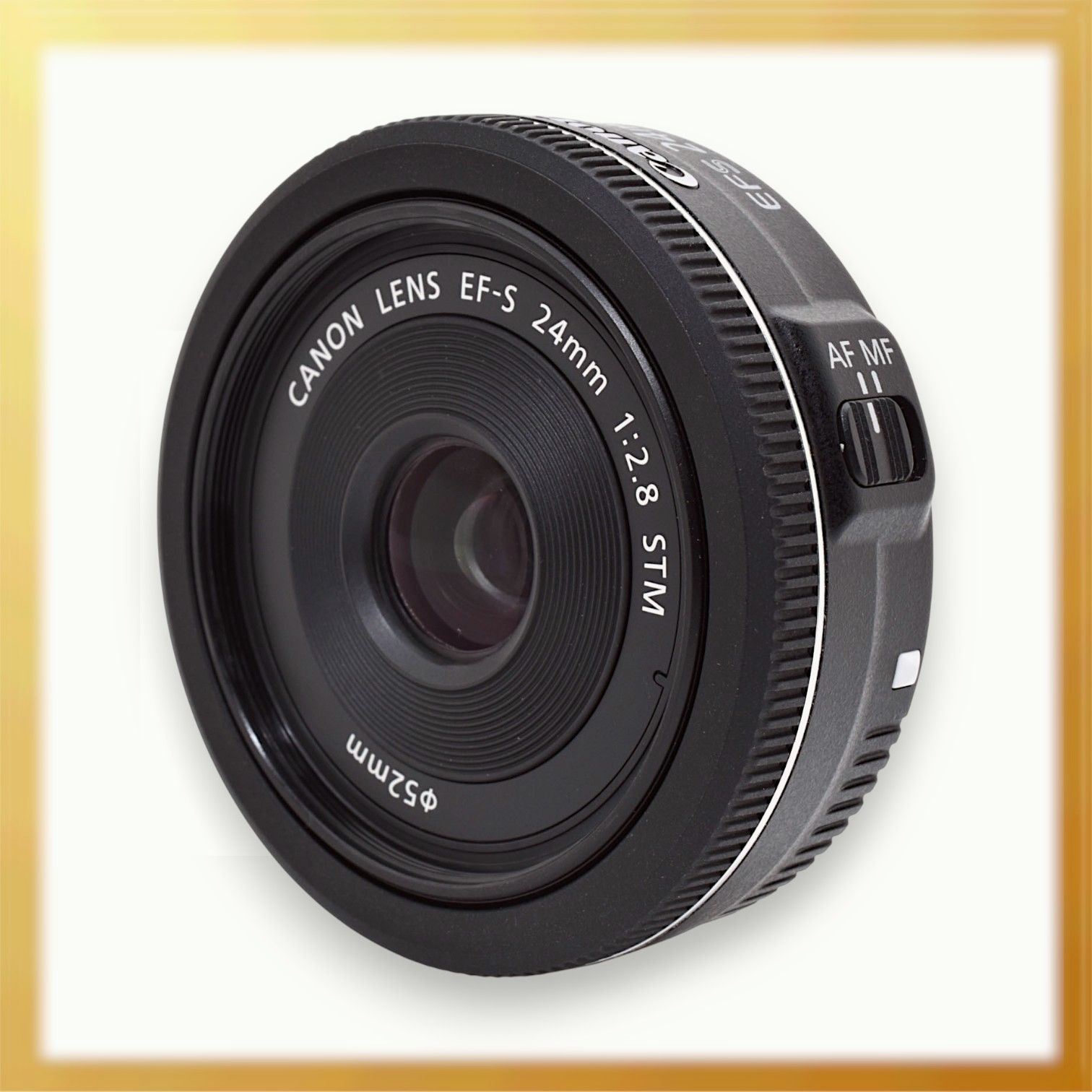 新品級 ｜Cannon EF-S 24mm F2.8 STM ディスカウント APS-C対応 EF