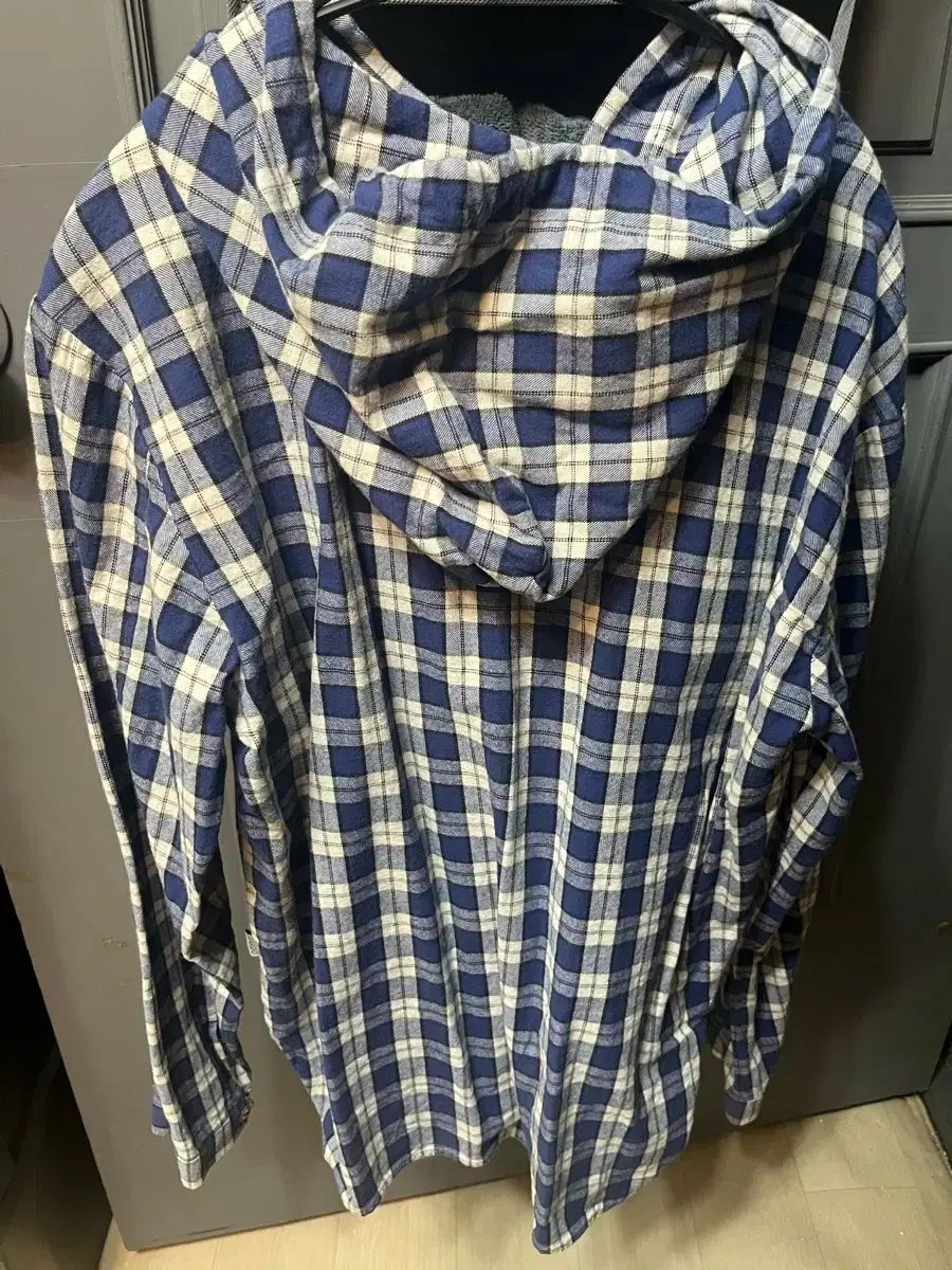 サファリスポット CHECK フード シャツ 出品
