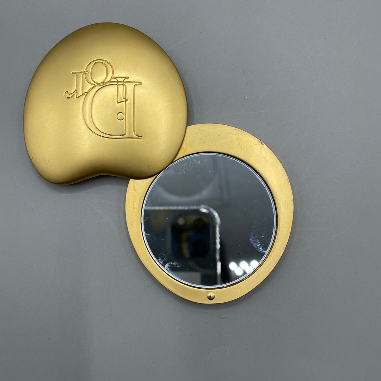 クリスチャン　ディオール　ヴィンテージ　ミラー　手鏡 良品 Christian Dior クリスチャンディオール ミラー 鏡 手鏡