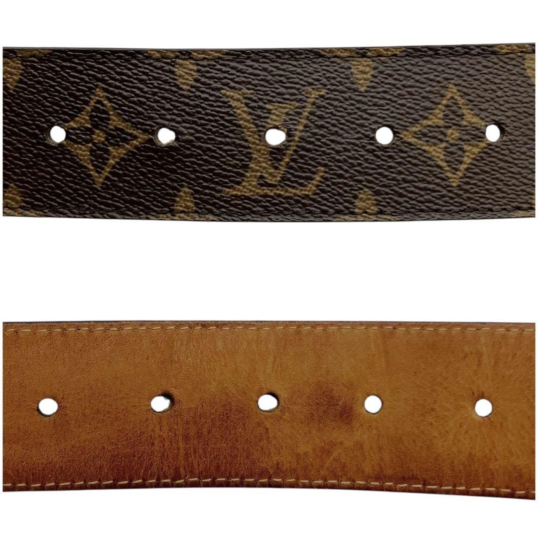  ルイヴィトン モノグラム サンチュール LVイニシアル ベルト 小物