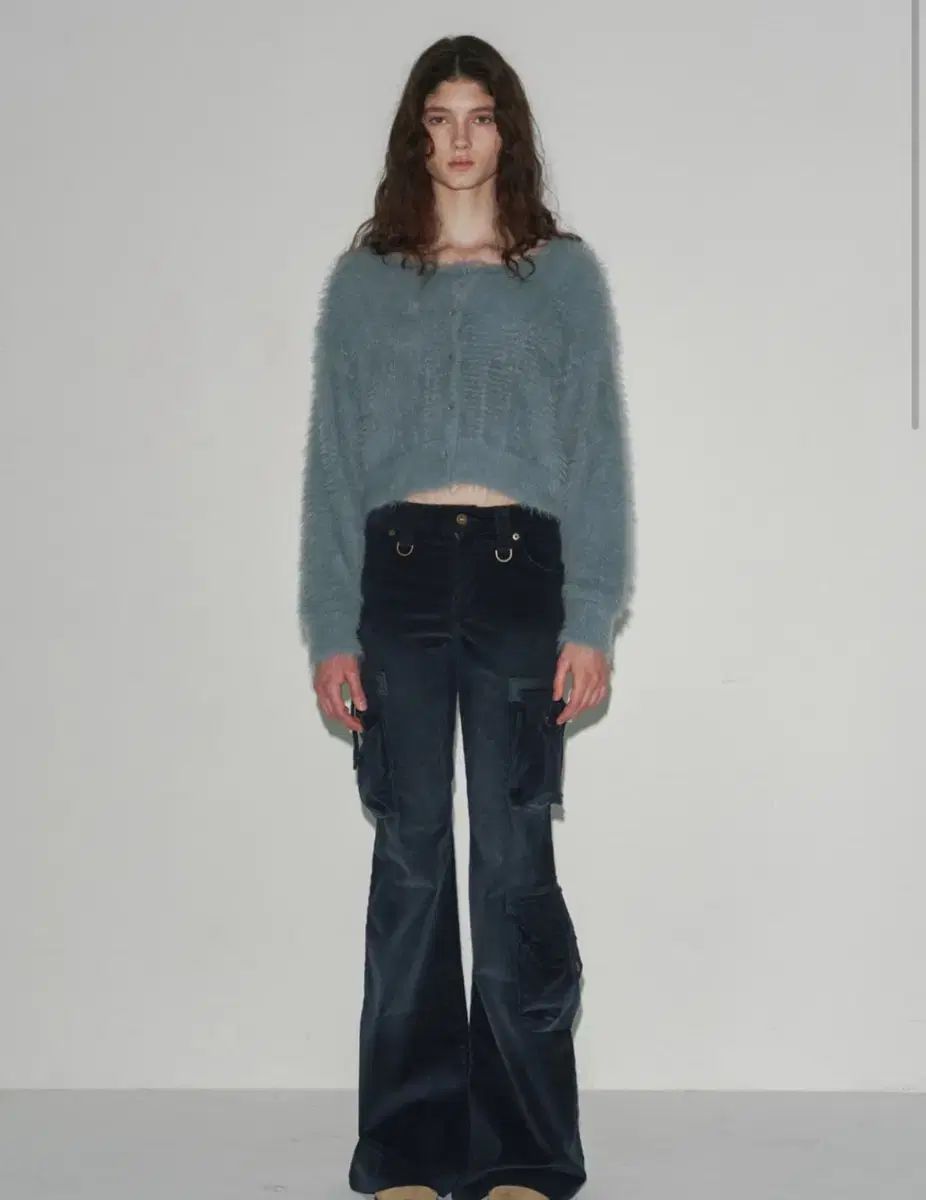 s e o エスイーオー SEOUL ソウル コーデュロイ カーゴ フ パンツ ネイビー