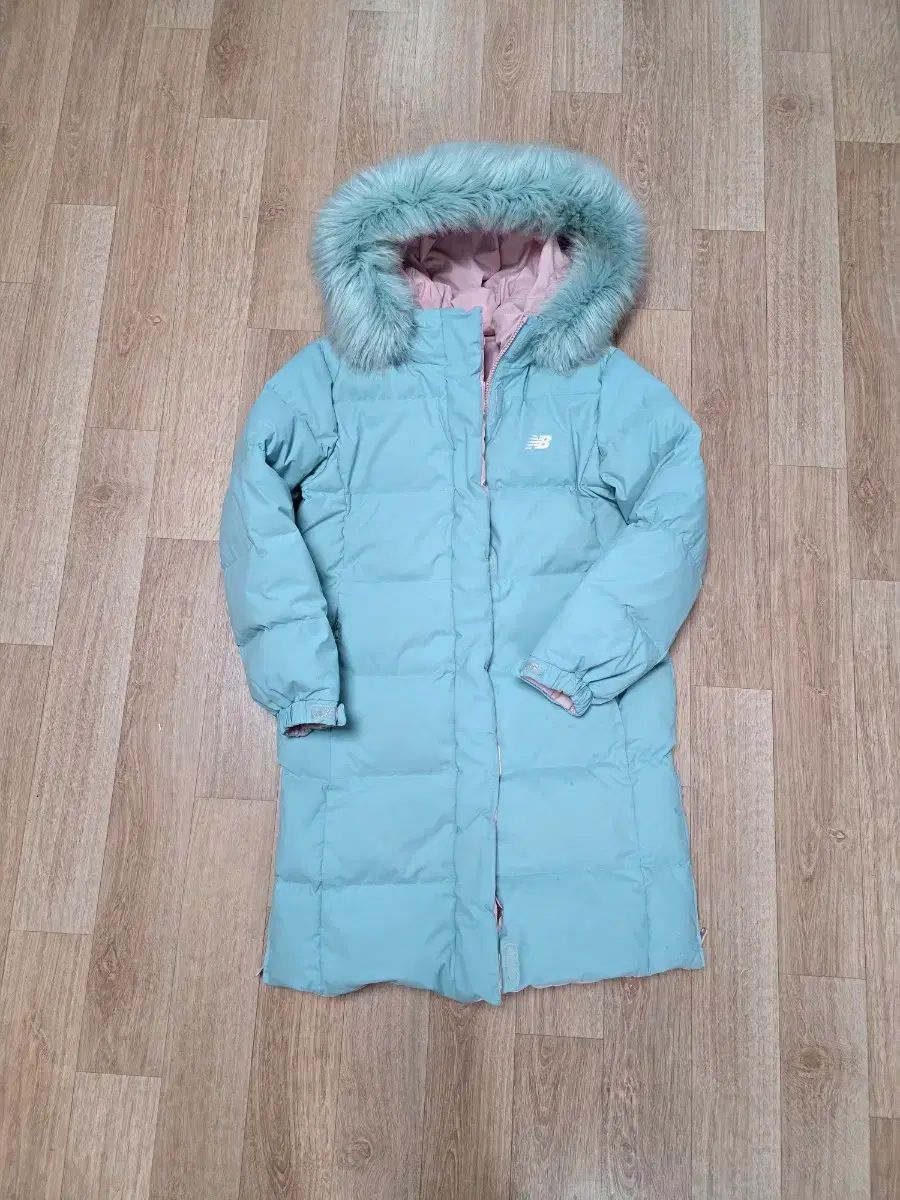 み ニュー ンス リバーシブル ダウン キッズ 155