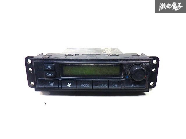 保証付 実働外し 日産 S 15 シルビア SR 20 DET エアコンスイッチ コントローラー オートエアコン A Cスイッチ 27500 88 F 00