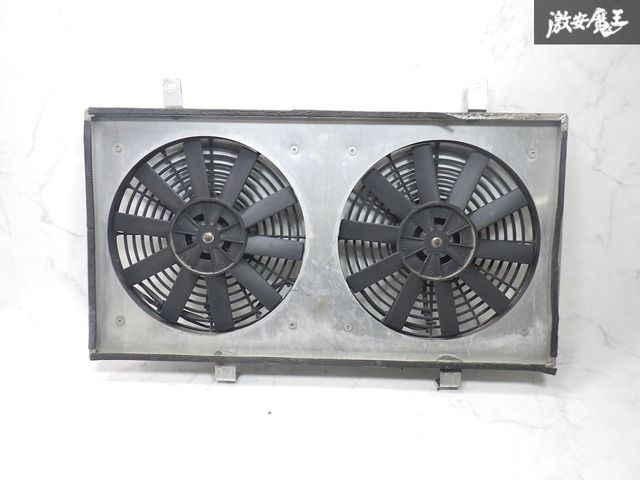 も*も様 s14 社外アルミラジエーター　電動ファン付き ☆保証付動作OK！☆ MISHIMOTO S14 S15 シルビア ラジエーター 電動