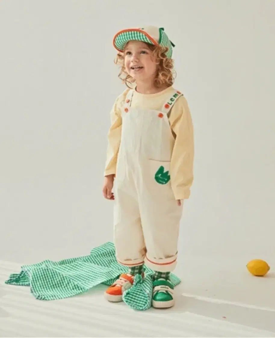 ロアアンドジェイン クリーミー オーバーオールズ 130