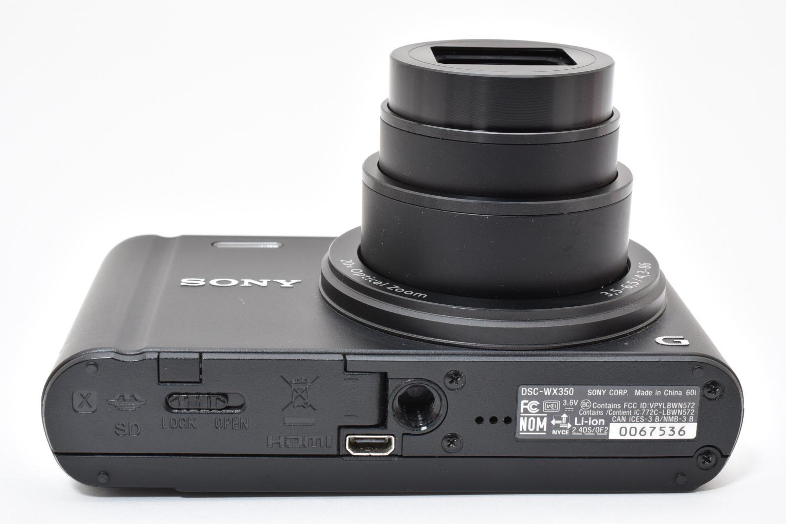  ソニー SONY Cyber shot DSC WX 350 ブラック LL 184 6141 コンパクトデジタルカメラ デジタルカメラ