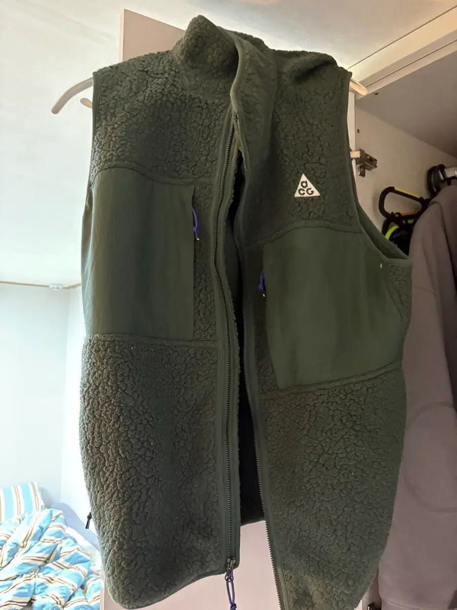 ナイキ ACG アーティック ウルフ フリース ベスト グリーン