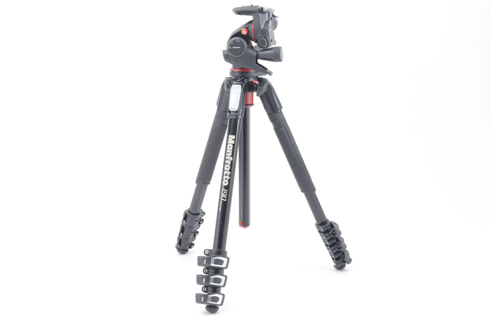 マンフロット Manfrotto 190プロアルミニウム4段三脚 XPROギア付き雲台キット JP MK 190 A 4 3 WG LL 148 5984
