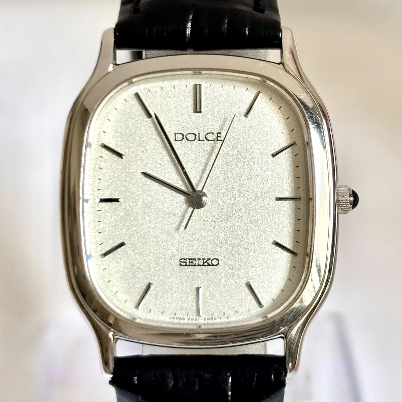 美品/新品電池】SEIKO セイコー DOLCE ドルチェ メンズ 腕時計