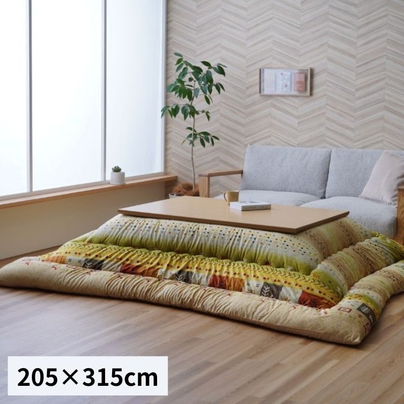 萩原 ハギハラ コタツ+うす掛け布団 2点セット アルラ7560MWH+ビケ