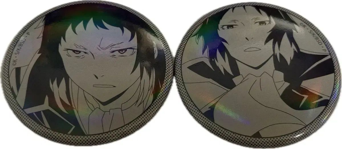 芥川龍之介 ホログラムバッジ 20個セット 芥川龍之介 ホログラム缶