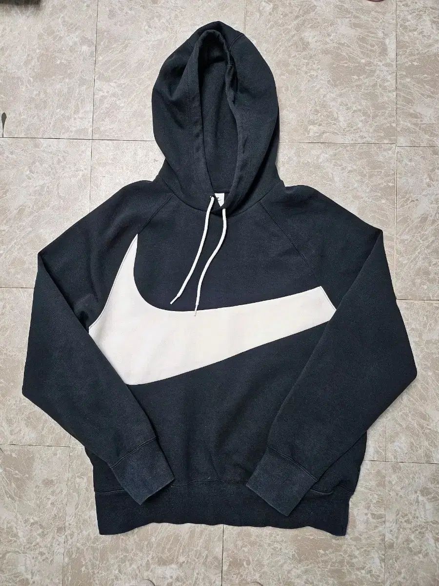 NIKE ビックスウォッシュ フーディー Tシャツ ブラック/白