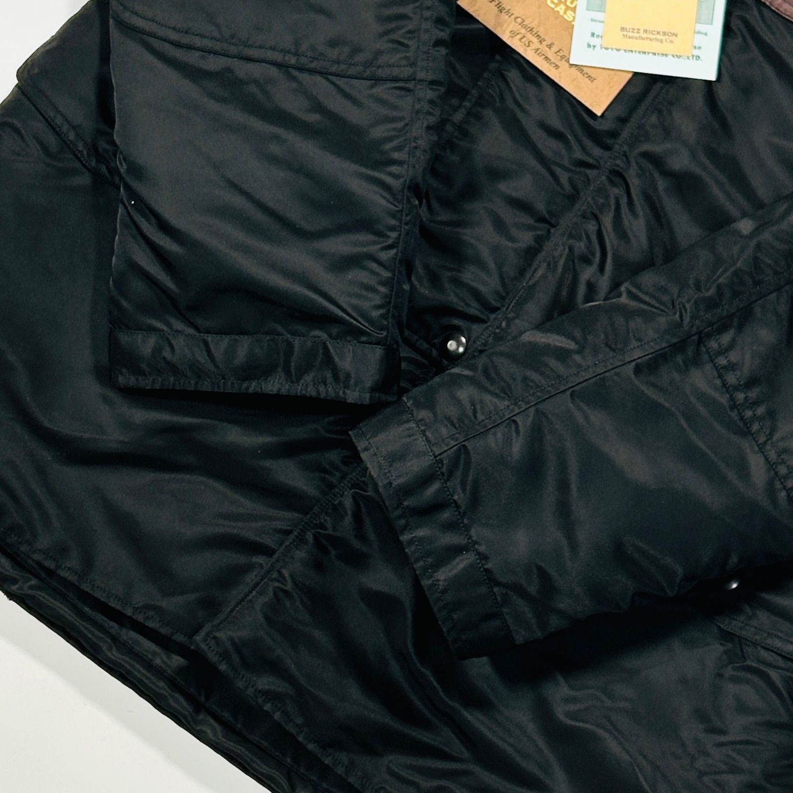 ♥ Buzz rickson s バズリクソンズ WILLIAM GIBSON BLACK N-3 B SLENDER ウィリアム ギブソン ブラック Lサイズ ミリタリージャケット ジャケット アウター メンズ
