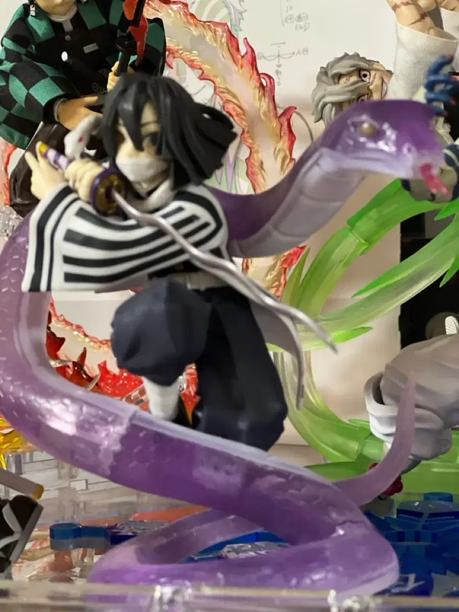 鬼滅の刃 伊黒小芭内 セット BANPRESTO（バンプレスト） 鬼滅の刃 フィギュア 絆ノ装 拾伍ノ型 伊黒