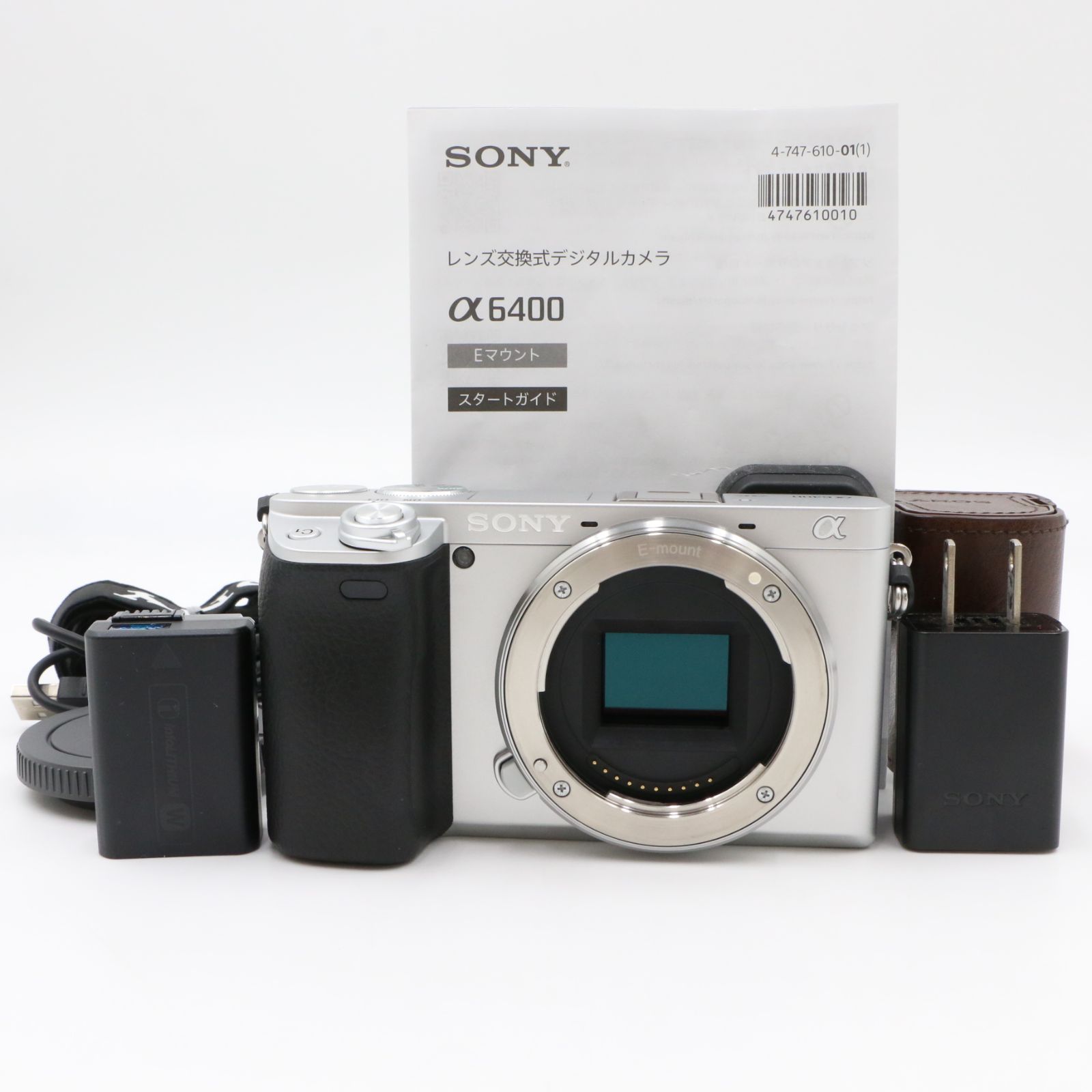 上品 SONY ソニー ILCE 6400 Silver ショット数138 枚!