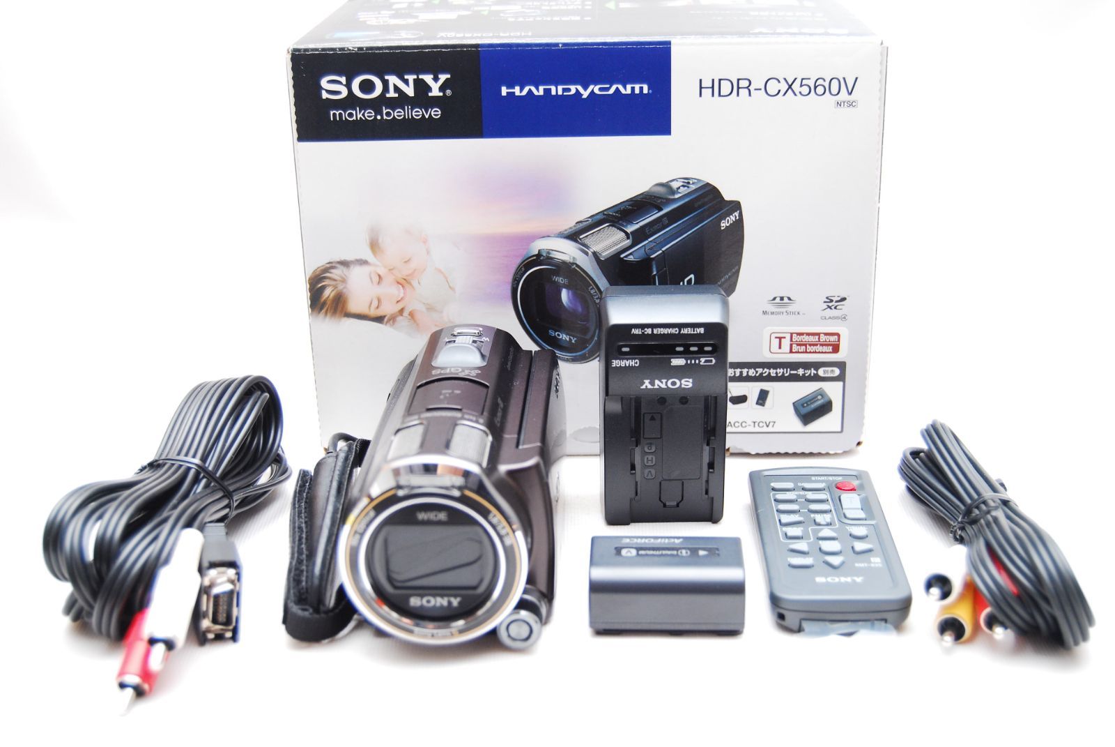 SONY HDR-CX 560 V ブラウン デジタルHDビデオカメラレコーダー