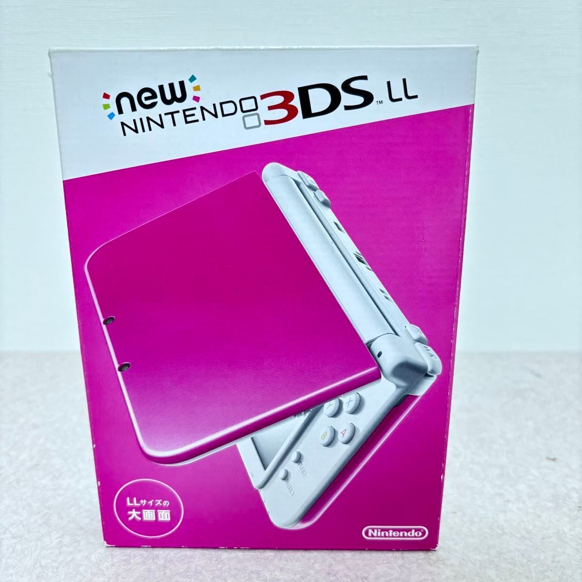 3 DS LL ピンク ホワイト RED 001