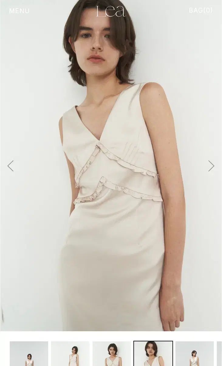 Lea 르에 セレナ フリル ONE PIECE Serena dress Ros