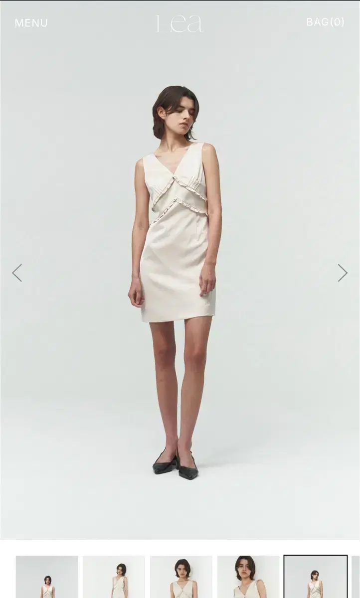 Lea 르에 セレナ フリル ONE PIECE Serena dress Ros