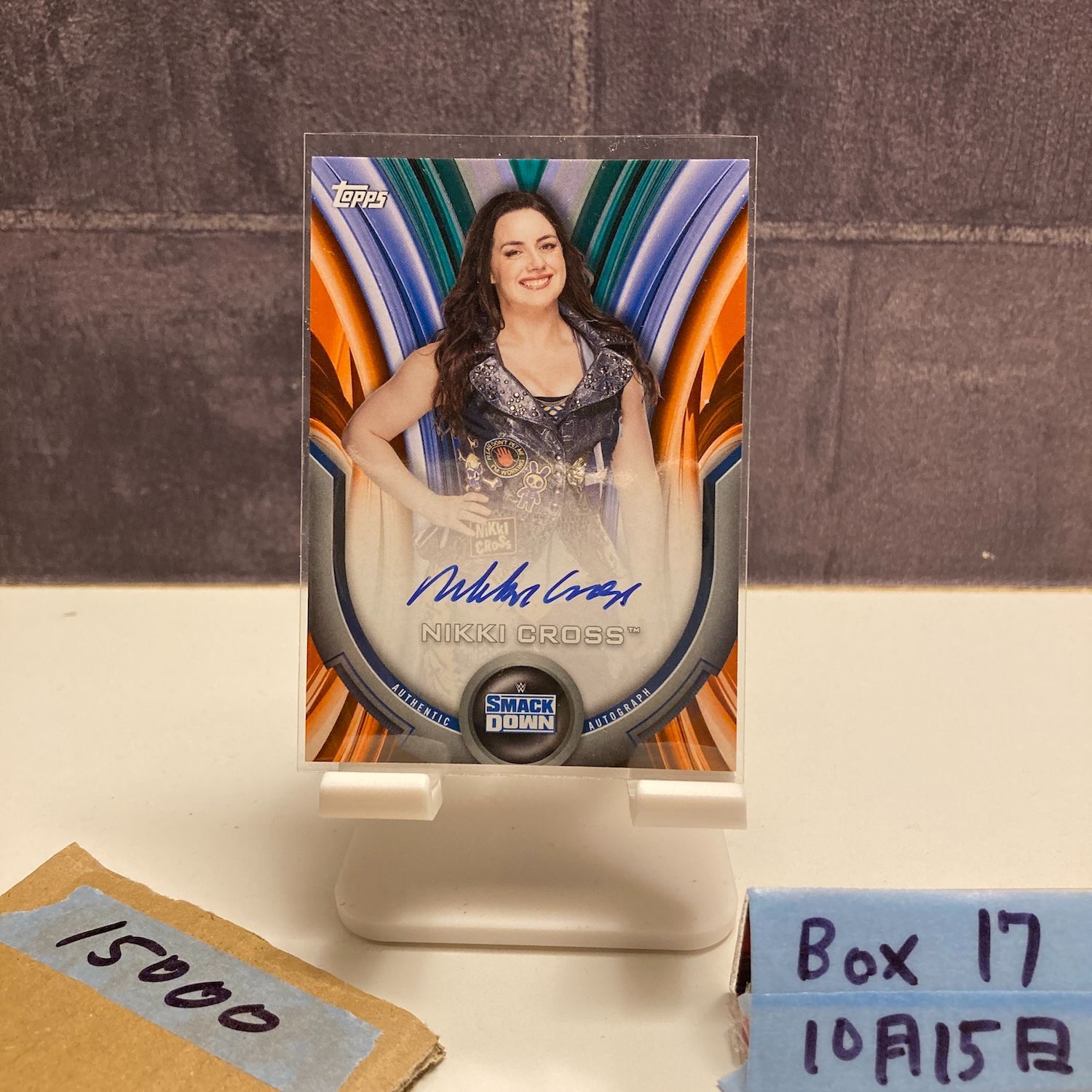 2020 Topps WWE Nikki Cross 29|50 直筆サインカード SmackDown カード