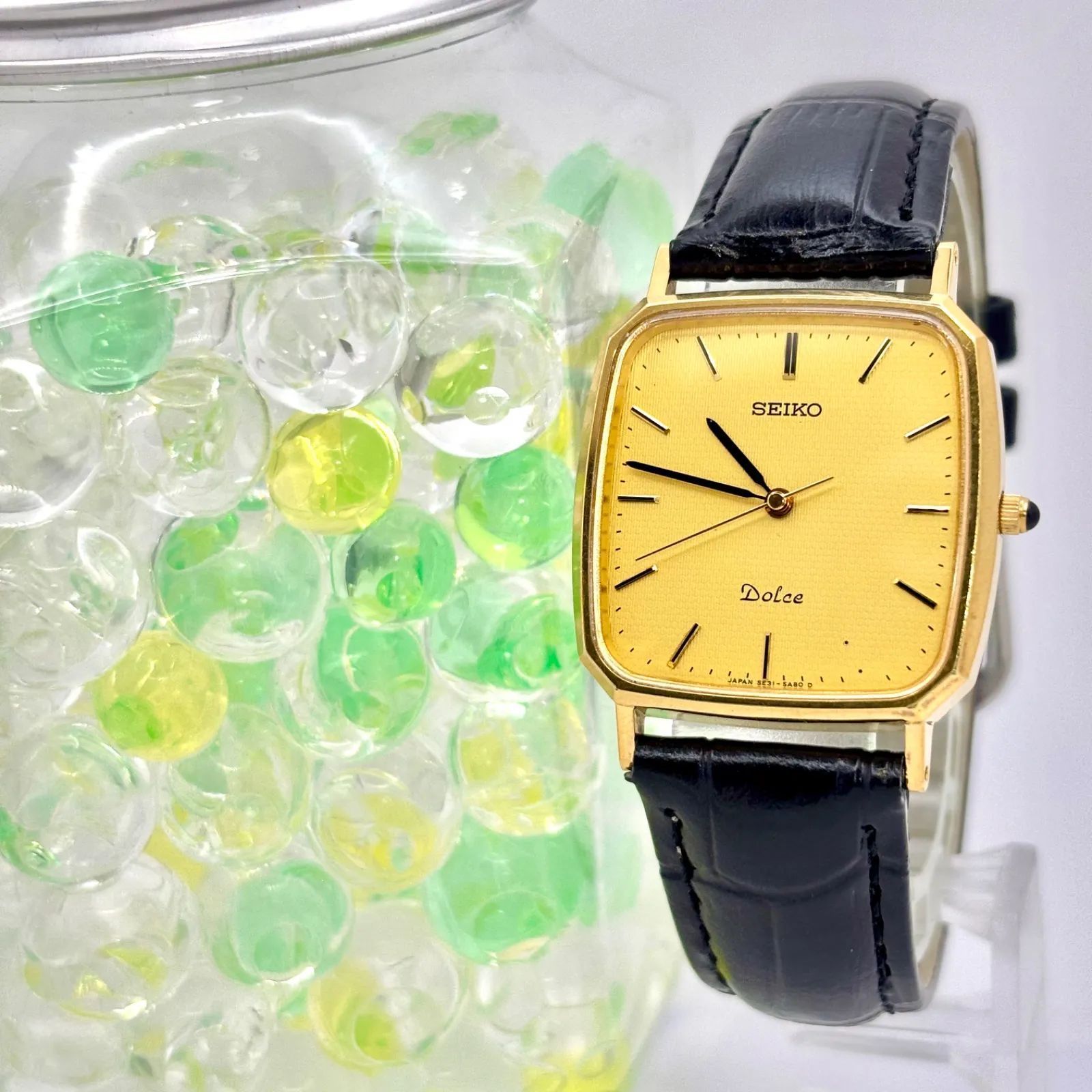 新品電池】SEIKO セイコー Dolce ドルチェ メンズ 腕時計 ゴールド