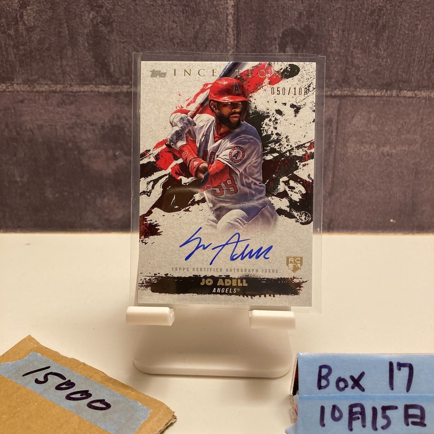 2021 Topps Inception Jo Adell 050|100 直筆サインカード Los Angeles Angels RC ルーキー Rookie カード