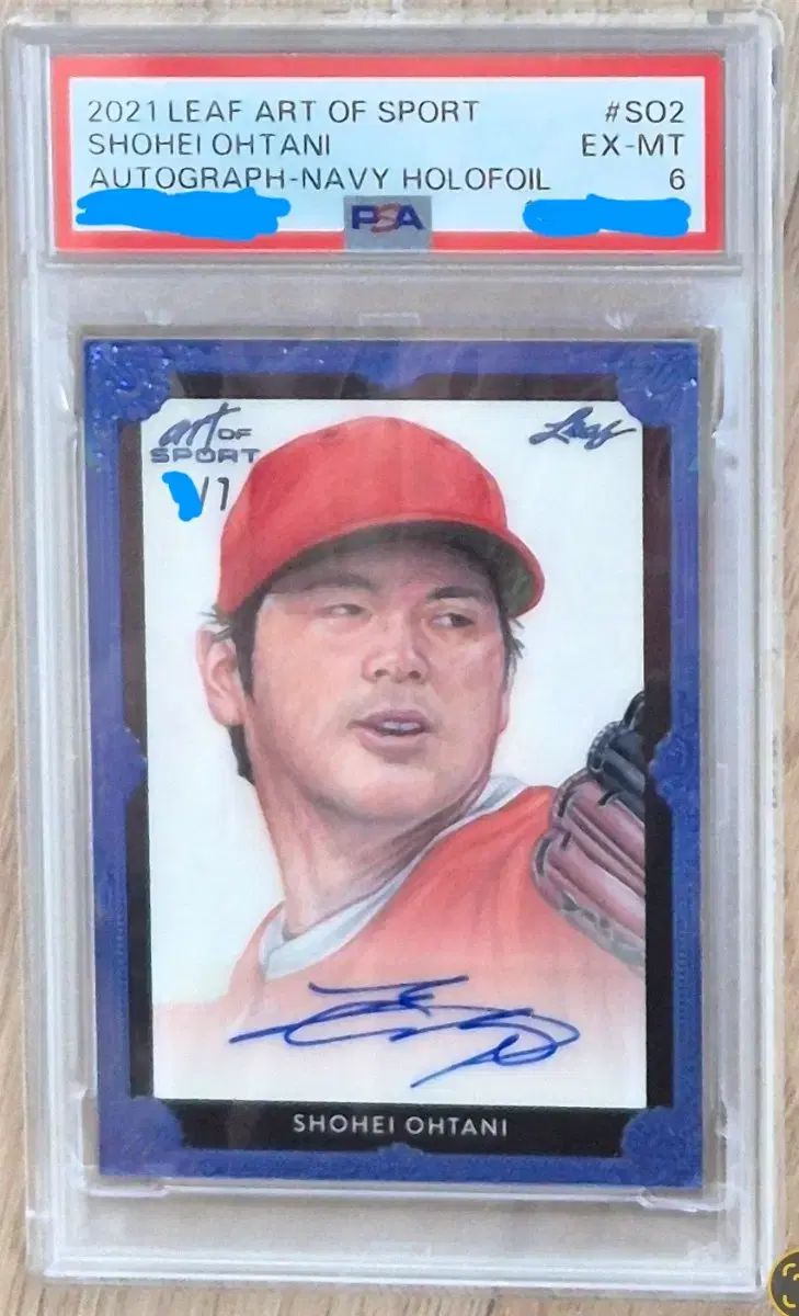 2021 Leaf 大谷 サイン入りカード PSA