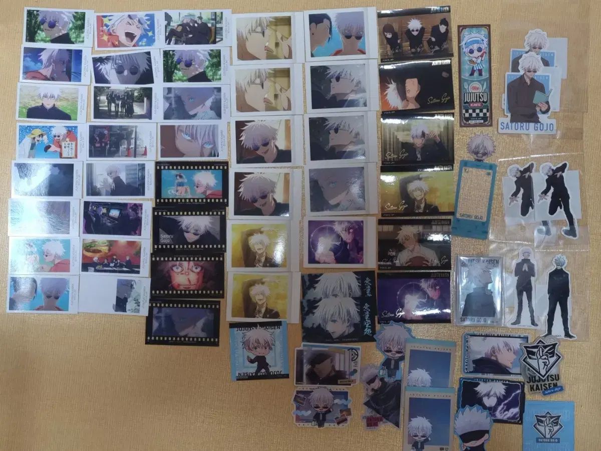 五条 トレーディングカード パシャ ステッカー 紙類 など グッズ まとめ