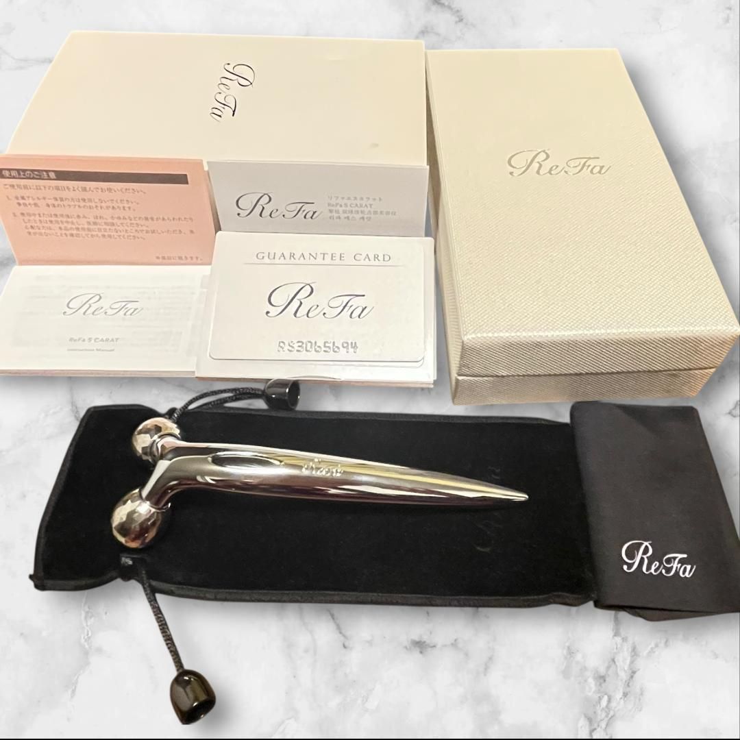 【新品同様・保証書付き】ReFa S CARAT リファエスカラット美顔ローラー ReFa S CARAT リファ エスカラット 美顔ローラー 箱/保証書付 - メルカリ