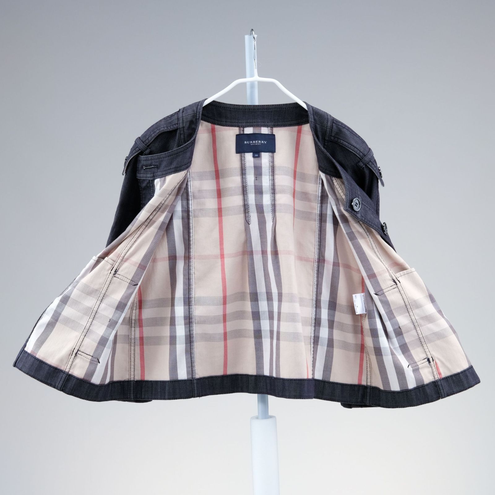 美品】BURBERRY バーバリーブルーレーベル ノバチェック ジャケット