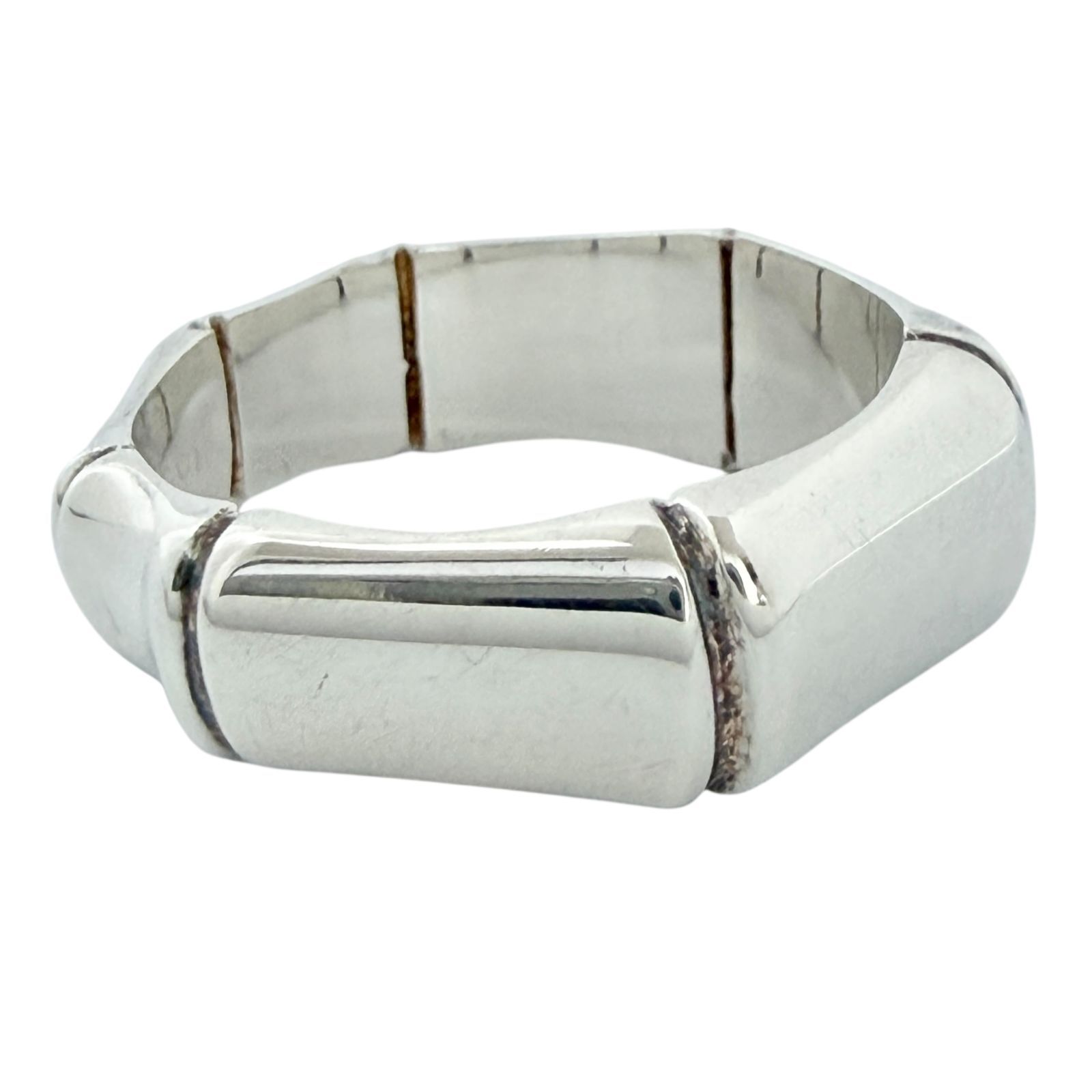 グッチ　バンブー リング 925 美品　15号 中古・古着通販】GUCCI (グッチ) バンブーリング サイズ:15｜ブランド