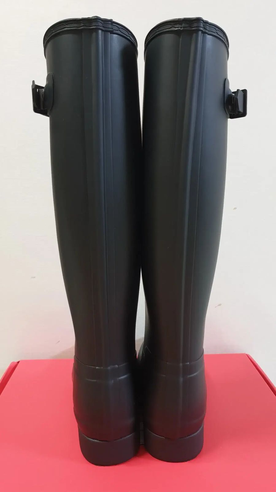 ハンター 260 スリムフィット ロング レインブーツ マット ブラック