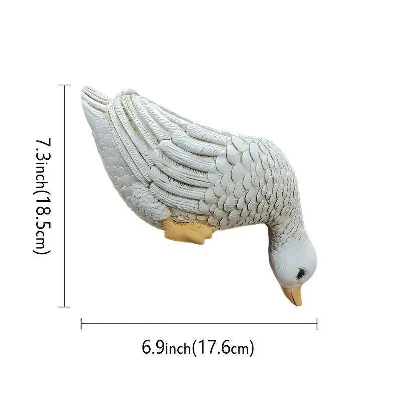 アヒルの植木鉢 プランター フラワーポット 鉢 ダック ガーデン