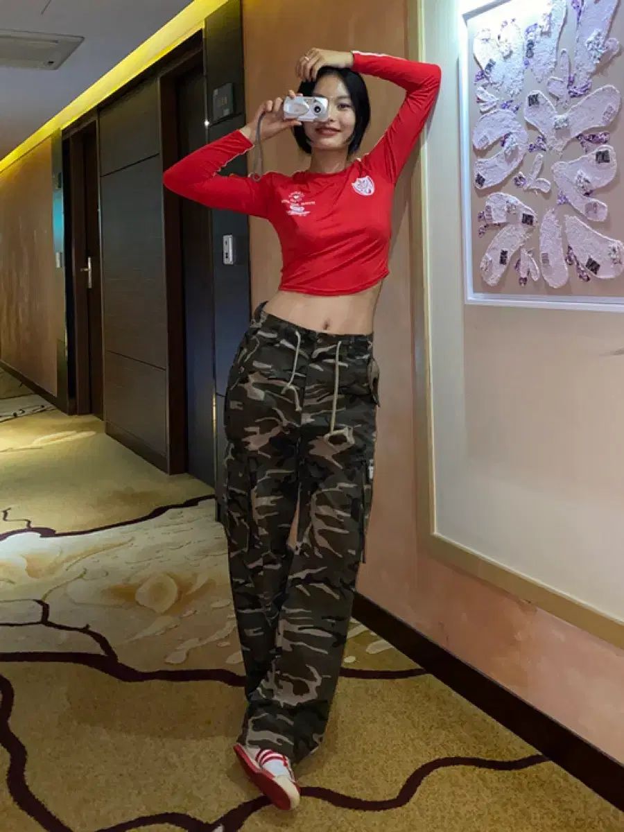 トルスティークラブ カモ カーゴパンツ カーキ